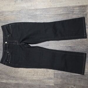 White House Black Market Blanc Cropped Flare Jeans Women's Size 4